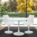 table ronde 80cm + 2 chaises design Tulipane style scandinave moderne aster Offre