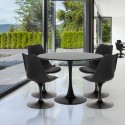 table ronde 100cm + 4 chaises Tulipane de style scandinave moderne ross Offre