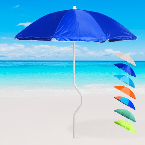 Parasol de plage 180 cm coupe-vent anti UV Prometeo Girafacile