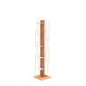 Bibliothèque colonne verticale h150cm bois 10 étagères Zia Veronica MH Catalogue