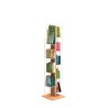 Bibliothèque colonne verticale h150cm bois 10 étagères Zia Veronica MH Caractéristiques