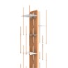 Bibliothèque colonne verticale en bois 13 étagères h195cm Zia Veronica H Prix