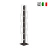 Bibliothèque colonne verticale en bois 13 étagères h195cm Zia Veronica H Remises