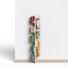 Bibliothèque murale verticale h150cm en bois 10 étagères Zia Veronica WMH Choix