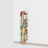 Bibliothèque murale verticale h150cm en bois 10 étagères Zia Veronica WMH Modèle