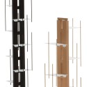 Bibliothèque verticale à colonne en bois 13 étagères h195cm Zia Veronica H Achat