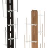 Bibliothèque colonne verticale en bois 13 étagères h195cm Zia Veronica H Achat