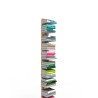 Étagère colonne verticale h150cm bois 10 étagères Zia Ortensia MH 