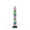 Étagère colonne verticale h150cm bois 10 étagères Zia Ortensia MH Dimensions
