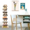 Étagère colonne verticale h150cm bois 10 étagères Zia Ortensia MH Offre