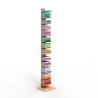Bibliothèque colonne verticale bois h195cm 13 étagères Zia Ortensia H Modèle