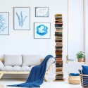 Bibliothèque colonne verticale bois h195cm 13 étagères Zia Ortensia H Offre