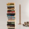 Bibliothèque colonne verticale bois h195cm 13 étagères Zia Ortensia H 