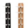 Bibliothèque colonne verticale bois h195cm 13 étagères Zia Ortensia H Achat