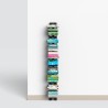 Bibliothèque murale verticale en bois 150 cm, 10 étagères, Zia Ortensia WMH Modèle