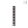Étagère murale en bois h105cm 7 étagères verticale Zia Ortensia SF Promotion