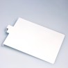 Bibliothèque suspendue en bois double face h105cm 14 étagères Zia Bice SF 