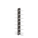 Bibliothèque suspendue en bois double face h105cm 14 étagères Zia Bice SF Catalogue