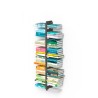 Bibliothèque suspendue en bois double face h105cm 14 étagères Zia Bice SF Modèle