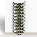 Porte-vin mural 20 bouteilles cave à vin design Aunt Gaia WMH Dimensions