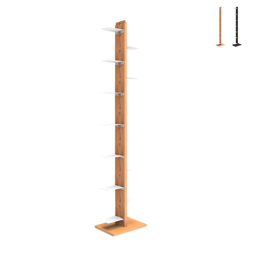 Étagère à plantes intérieure colonne 13 niveaux design Zia Flora H Promotion Étagère à plantes intérieure colonne 13 niveaux design Zia Flora H Promotion