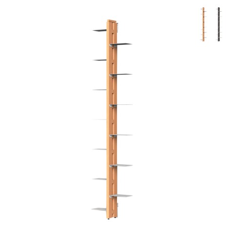 Étagère murale design pour plantes d'intérieur 13 étagères Zia Flora WH Promotion