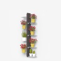 Support de pots de plantes design suspendu d'intérieur 8 étagères Zia Flora SF Choix