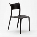 Lot de 20 Chaises de bar et restaurant empilables en polypropylène Parisienne 