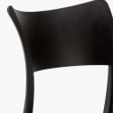 Lot de 20 Chaises de bar et restaurant empilables en polypropylène Parisienne 
