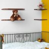 Étagère en bois chambre d'enfant et salon design rustique Saturne Remises