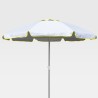 Parasol de plage et mer anti-vent 220 cm en coton Bagnino Light Réductions