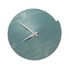 Horloge murale magnétique en bois design moderne Vulcano Numbers Dimensions