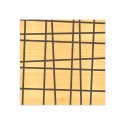 Tableau moderne en bois marqueté 75x75cm design géométrique Trois Dimensions