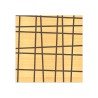 Tableau moderne en bois marqueté 75x75cm design géométrique Trois Dimensions