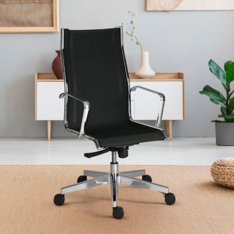 Chaise de bureau de direction ergonomique avec un design en maille respirante Stylo HBT