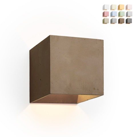 Applique murale cube design moderne Cromia Promotion