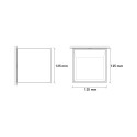 Applique murale cubique design moderne Cromia 