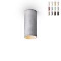 Spot plafonnier cylindrique suspendu 13 cm design moderne Cromia Promotion