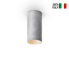 Spot plafonnier cylindrique suspendu 13 cm design moderne Cromia 