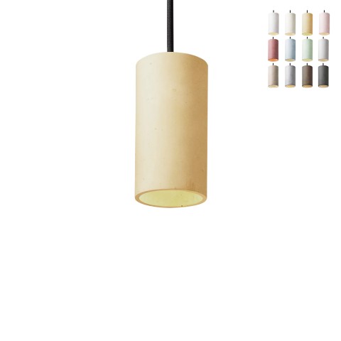 Suspension design cylindre 13cm cuisine restaurant Cromia Promotion