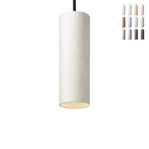 Suspension design cylindre cuisine restaurant 20cm Cromia Promotion
