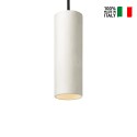 Suspension design cylindre cuisine restaurant 20cm Cromia 