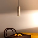Suspension design cylindre cuisine restaurant 20cm Cromia 