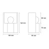 Lampe de table artisanale design moderne minimaliste Esse 