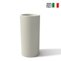 Jardinière haute cylindrique style baroque moderne pour plantes Offre