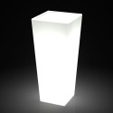 Cache-pot lumineux pour plantes jardinière haute design moderne Egizio Remises