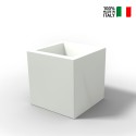 Pot carré pour plantes de jardin style moderne en polyéthylène Ellenico Réductions