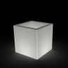 Pot lumineux carré style moderne pour plantes terrasse jardin Ellenico Modèle