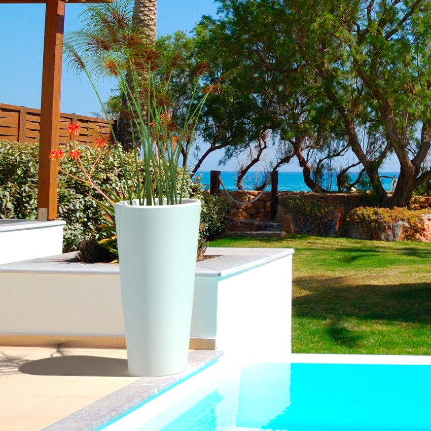 Pot de fleurs colonne moderne pour plantes jardinière de jardin Gotico Vente