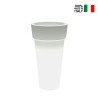 Jardinière colonne moderne pot lumineux Messapico Vente